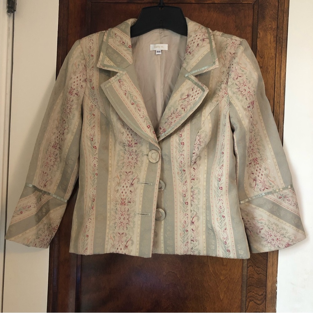 Matty M floral blazer XS
